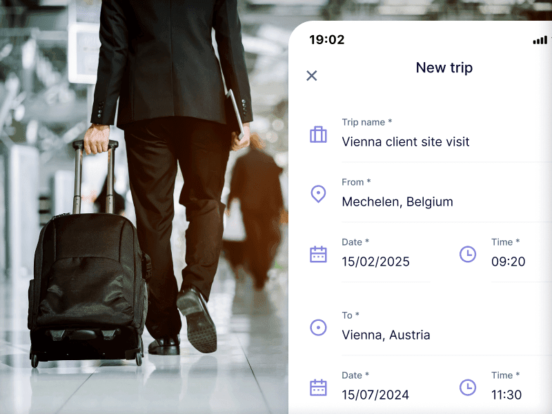 Book manage trips travel expense software