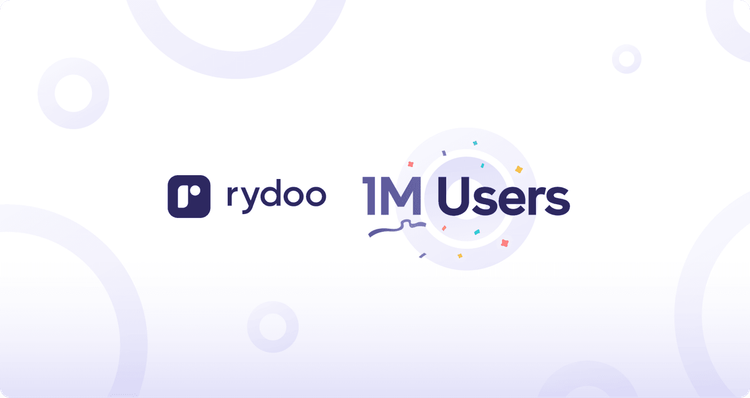 Rydoo 1million users 1370x727